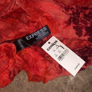 ⭐️EXPRESS scarf - Orange - New with Tags!